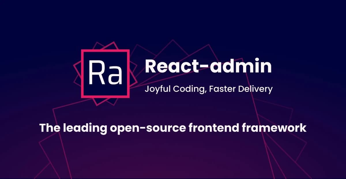 React Admin Framework